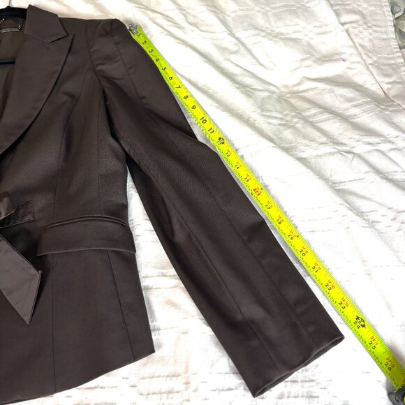 Les Copains Blazer With Satin Bow Closure Orig 1100. Sz 46 (US 12) - Picture 12 of 12